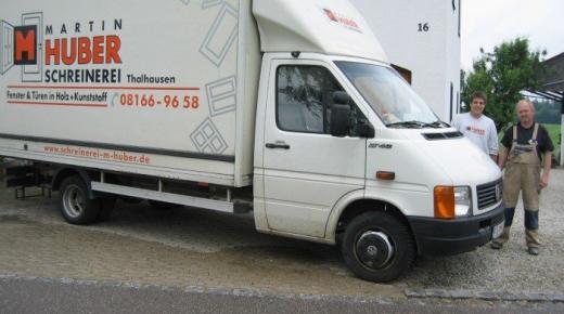 LKW mit Aufdruck